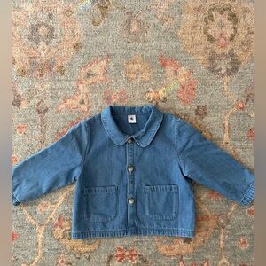 Petit bateau denim light jean jacket size 24 months